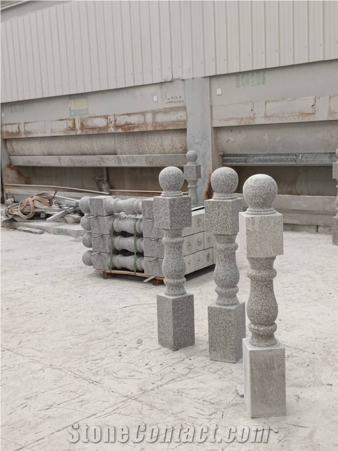 China Durable G603 Granite Balustrades For Balcony