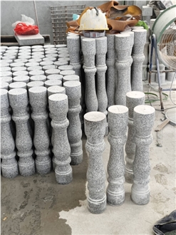 China Durable G603 Granite Balustrades For Balcony
