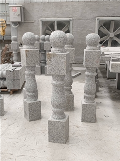 China Durable G603 Granite Balustrades For Balcony