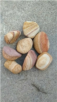 Colorful Beautiful Washed Pebble Stone For Garden Deco