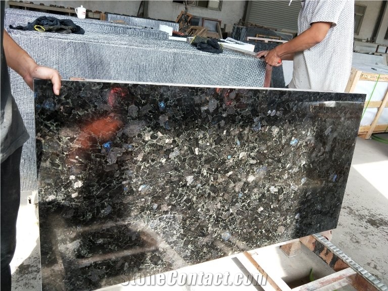 Durable Volga Blue Granite Floor&Wall Slabs For Deco