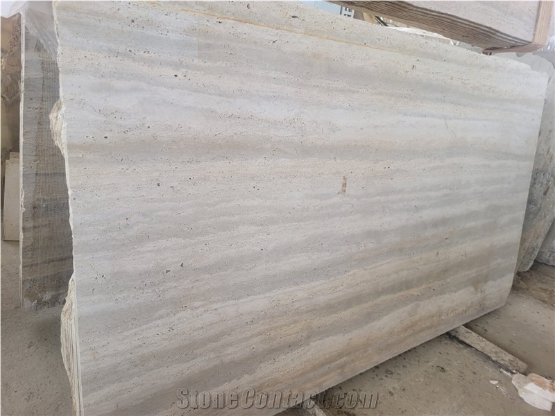 Beige Travertine Slab Tiles