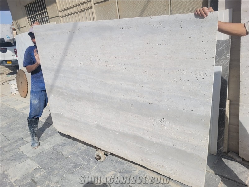 Beige Travertine Slab Tiles