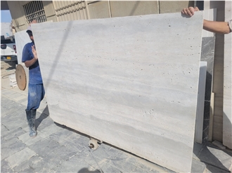 Beige Travertine Slab Tiles