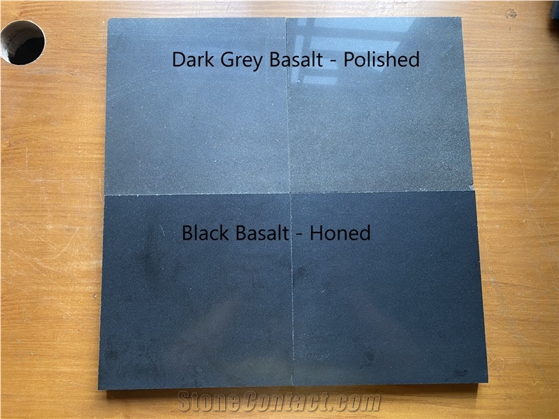 Black Basalt Polished Wall Tiles