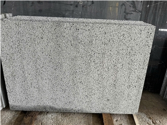 White Granite Bush Hammered Tiles