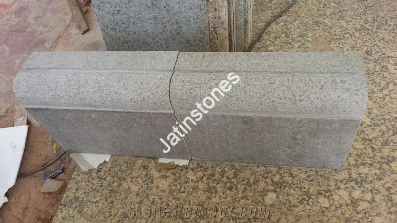 Pink Granite Kerbstone