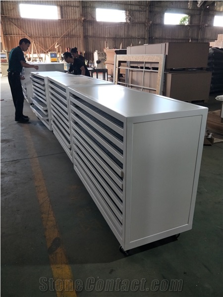 Ceramic Tile Display Cabinet, Drawer Stand For Stone Sample