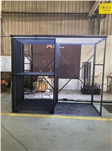 Ceramic Tile Display Sliding Rack With Light