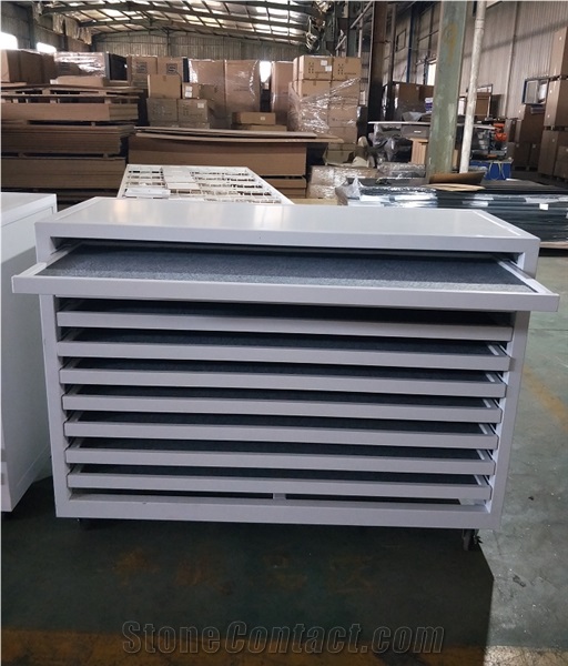 Ceramic Tile Sample, Timber Sample Drawer