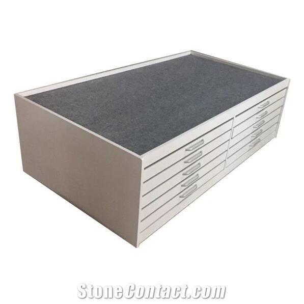 Ceramic Tile Sample, Timber Sample Drawer