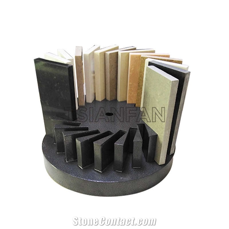 Counter Display, Rotary Rack For Quartz Marble Granite
