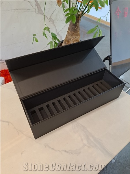Flip Box For Stone Sample, Glass Or Timber Sample Display
