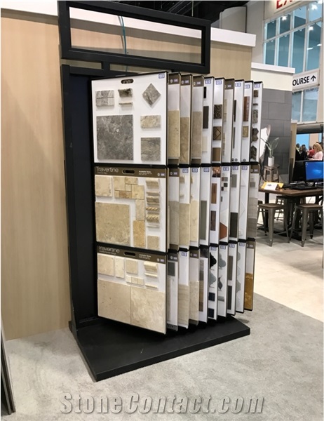Handle Board Display Metal Rack, MDF Display Stand