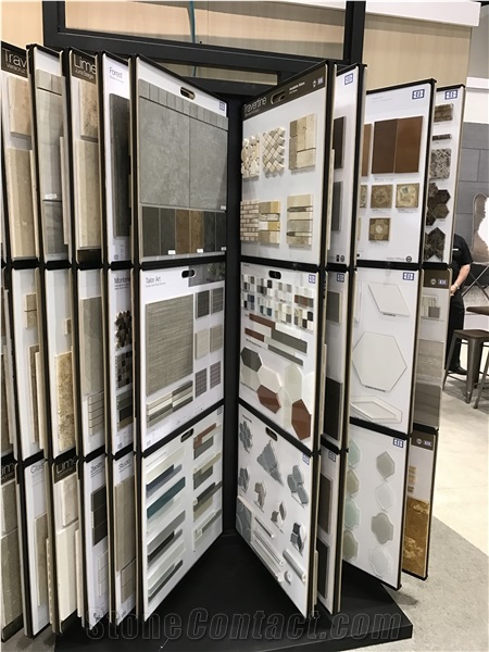 Handle Board Page Turning Display Metal Rack