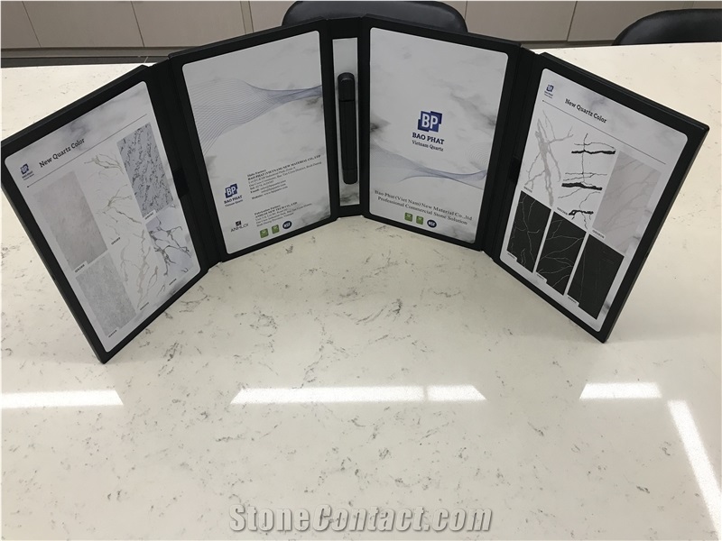 Plastic Sample Folder, Book For Quartz,Marble