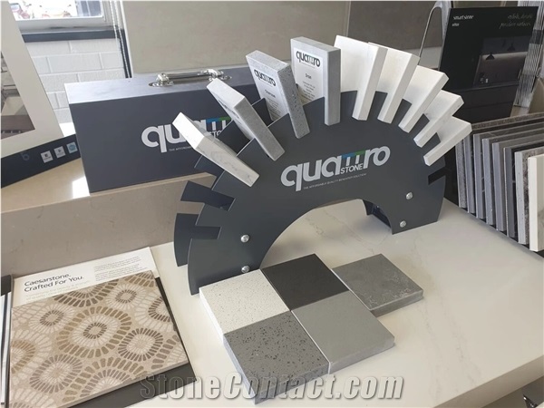 Quartz Sample Table Display Rack/Stand