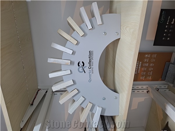 Quartz Sample Table Display Rack/Stand