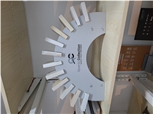 Quartz Sample Table Display Rack/Stand