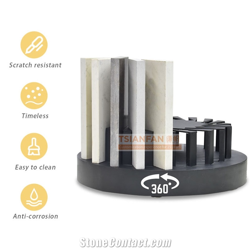 Quartz Sample Table Display Rack/Stand