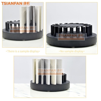 Quartz Sample Table Display Rack/Stand