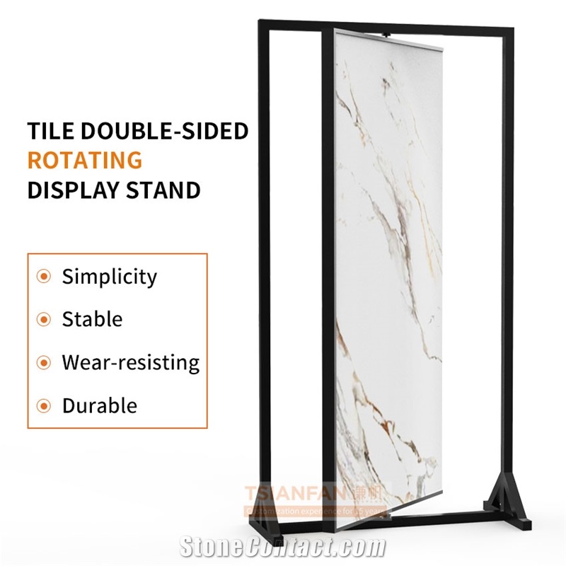 Rotary Display Rack For Ceramic Tile, Slab Showroom Stand
