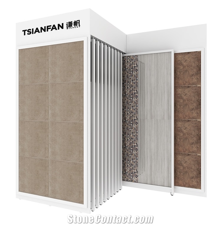 Sliding Display Rack For Ceramic Tile, Porcelain Slabs