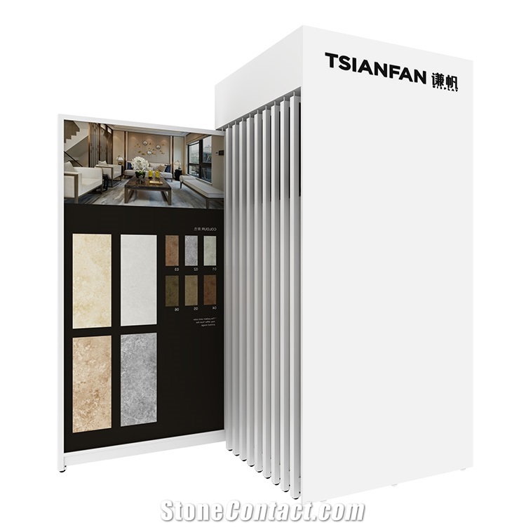 Sliding Display Rack For Ceramic Tile, Porcelain Slabs