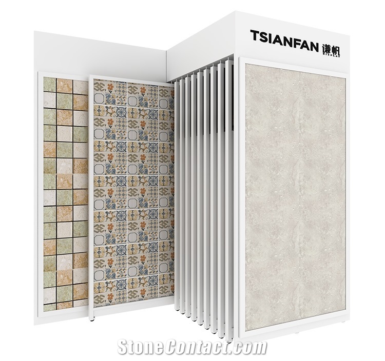 Sliding Display Rack For Ceramic Tile, Porcelain Slabs