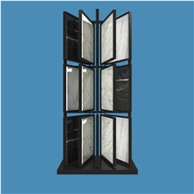 Tile Display Solution, Metal Page Turning Stand