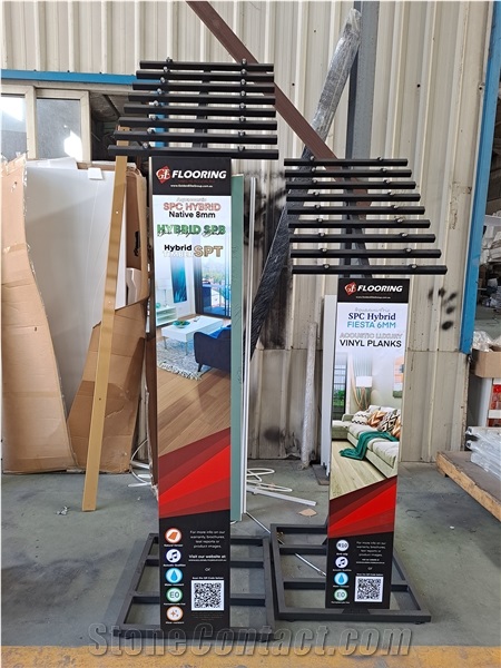 Timber Flooring Stand, Laminate Board Display