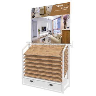 Timber Wood Sample Tower Rack