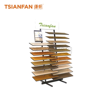 Timber Wood Sample Tower Rack