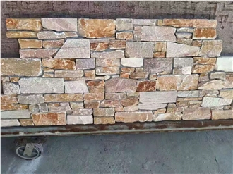 Natural Strip Culture Stone Slate Tiles For Wall Use