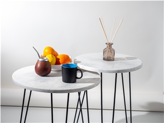 Green Marble Round Coffee Table