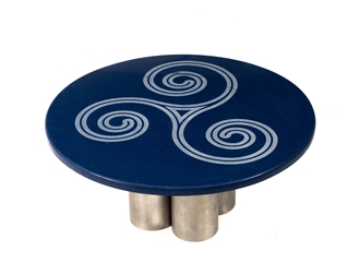 Green Marble Round Coffee Table