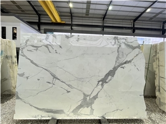Bianco Calacatta Marble Slab