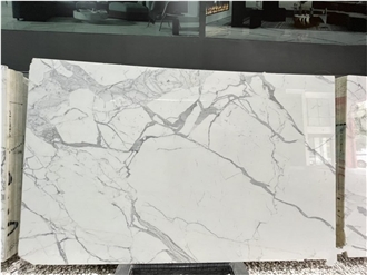 Bianco Calacatta Marble Slab
