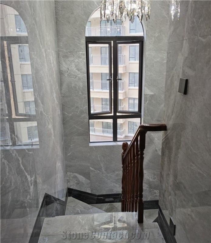 Castle Grey Marble Finished Product