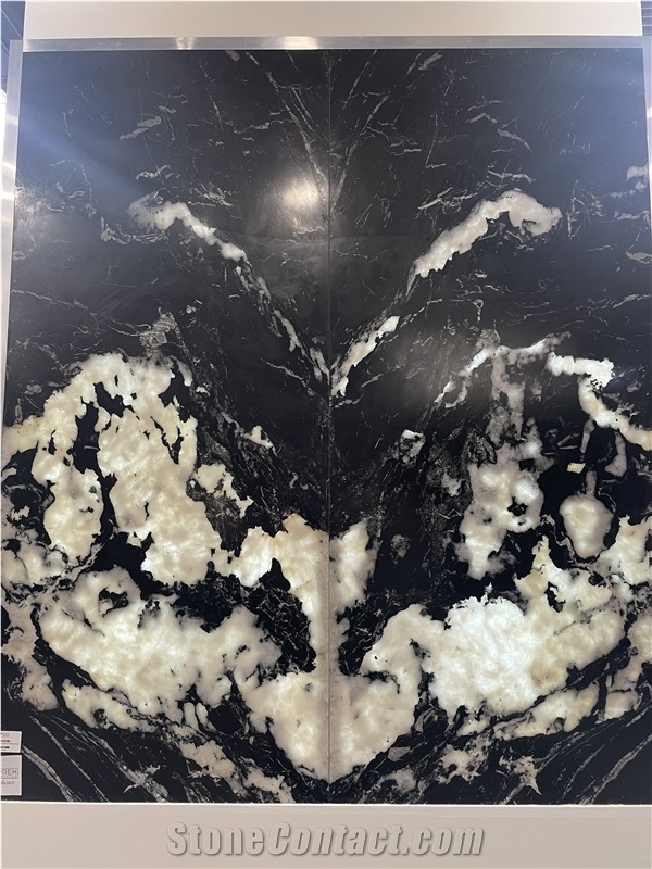 Marine Black Marble Slab