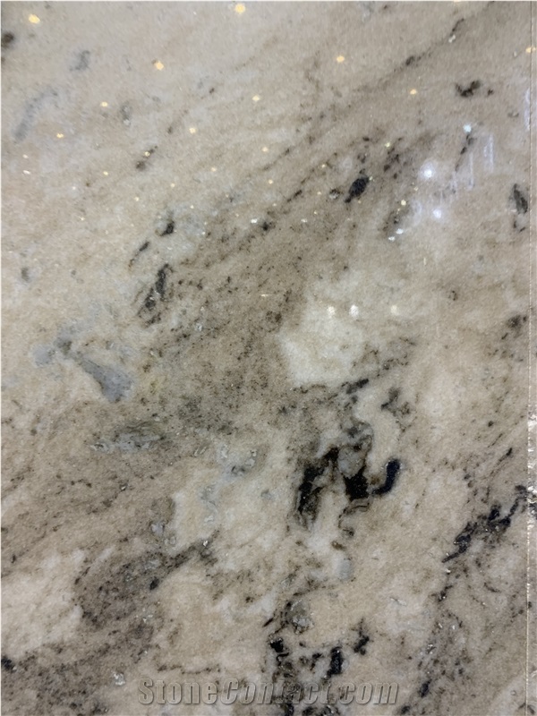 Antarctic White Quartzite Polished And Honed Slabs