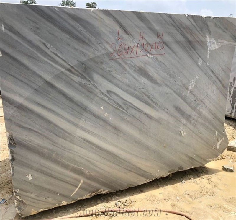 Blue Sand Marble - Bruno White Marble Blocks