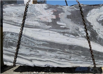 Exotic Panda White Marble Blocks