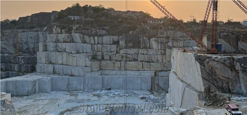 Blue Sand Marble - Bruno White Marble Quarry
