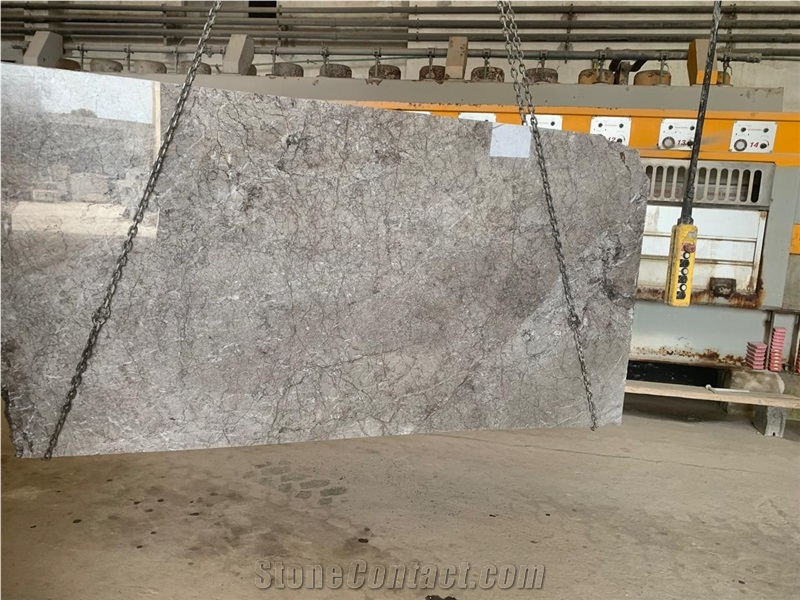 Grey Lido Marble Slabs Tiles, Gris Tiflet Marble Slabs