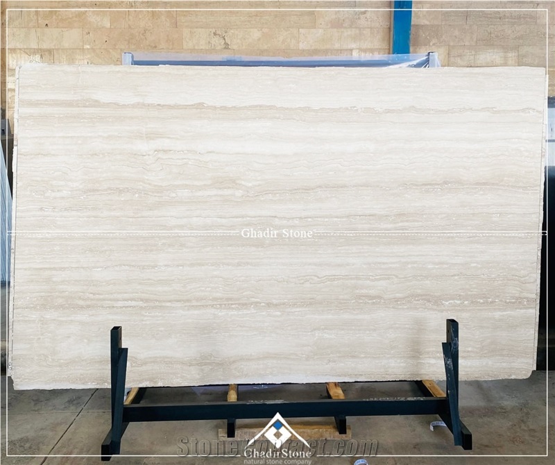 Iran Super White Travertine Slabs
