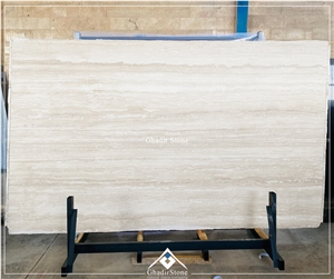 Iran Super White Travertine Slabs
