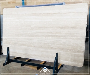 Iran Super White Travertine Slabs