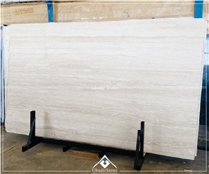 Iran Super White Travertine Slabs