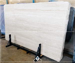 Iran Super White Travertine Slabs